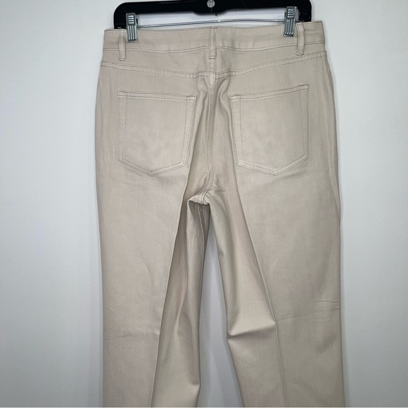 Coldwater Creek Women's Beige Straight-Leg Jeans - Picture 6 of 11